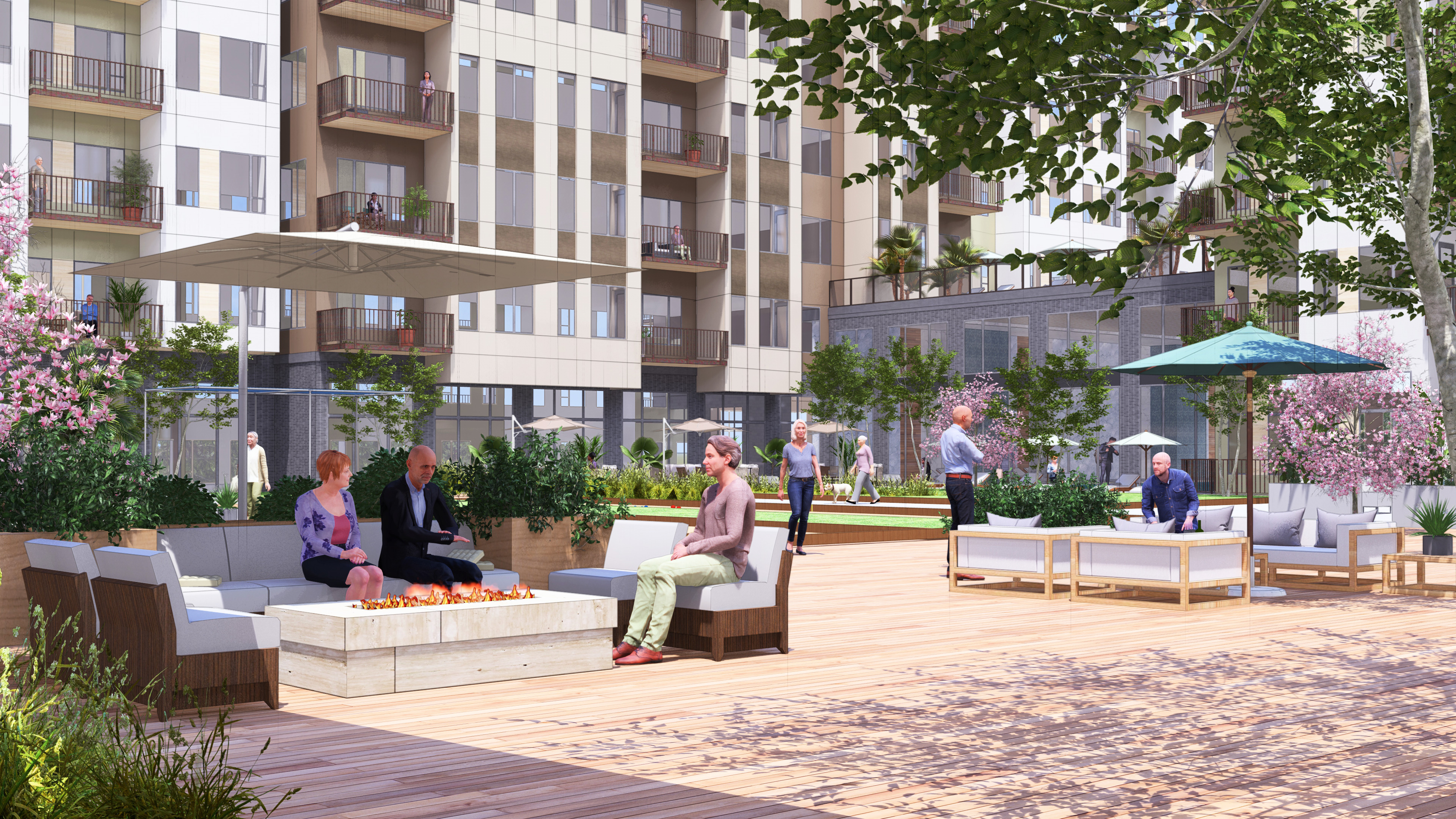 Overlake Area Rendering Redmond Vignette